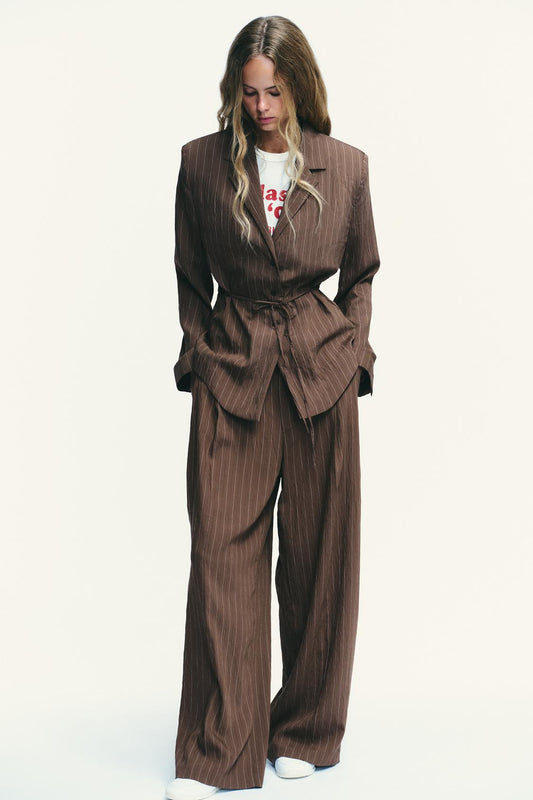 SOLYA SUIT SET BROWN