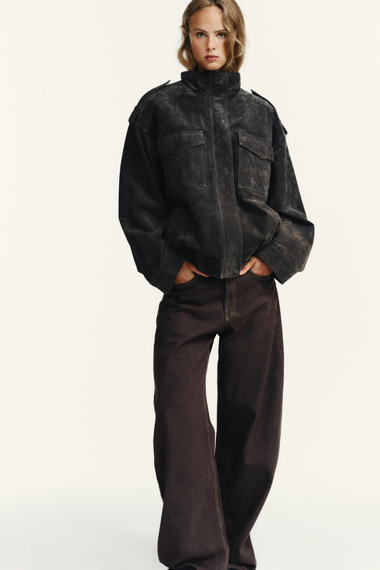 SOLYA ⎸ Meline Suede Jacket