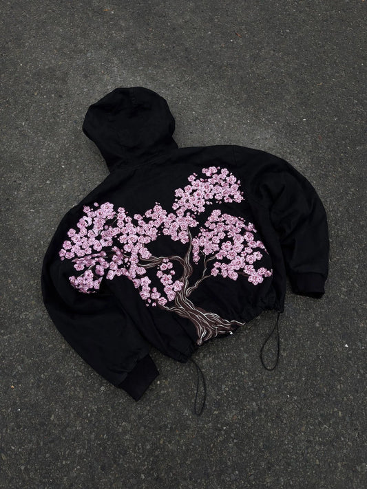 Cherry Blossom Embroidered Jacket